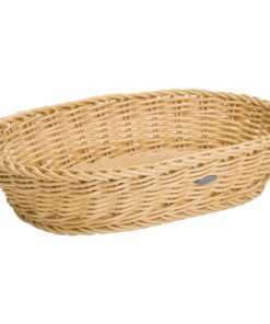 Westmark Broodmand Rieten Look Ovaal 32x23x7 cm Beige/Kunststof