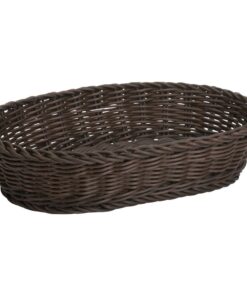 Westmark Broodmand Rieten Look Ovaal 32x23x7 cm Bruin/Kunststof