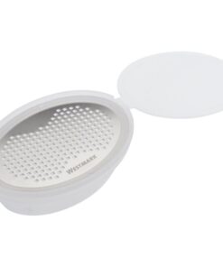 Westmark Nootmuskaatrasp met Bakje RVS/Wit