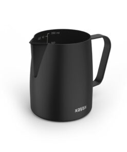 Xavax Barista-melkkannetje Van RVS Melkschuimkannetje 350ml Zwart Mat