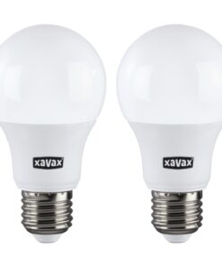 Xavax Ledlamp E27 806lm Vervangt 60W Gloeilamp Warm Wit 2 Stuks