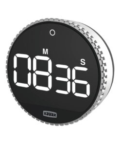 Xavax Timer Rotation Digitaal Zilver/Zwart