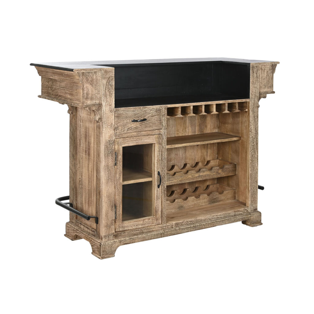 Barmeubel Home ESPRIT Bruin Zwart Natuurlijk 152 x 61 x 107 cm BAR