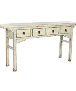 Console Home ESPRIT Wit Tweekleurig 178 x 38 x 85 cm