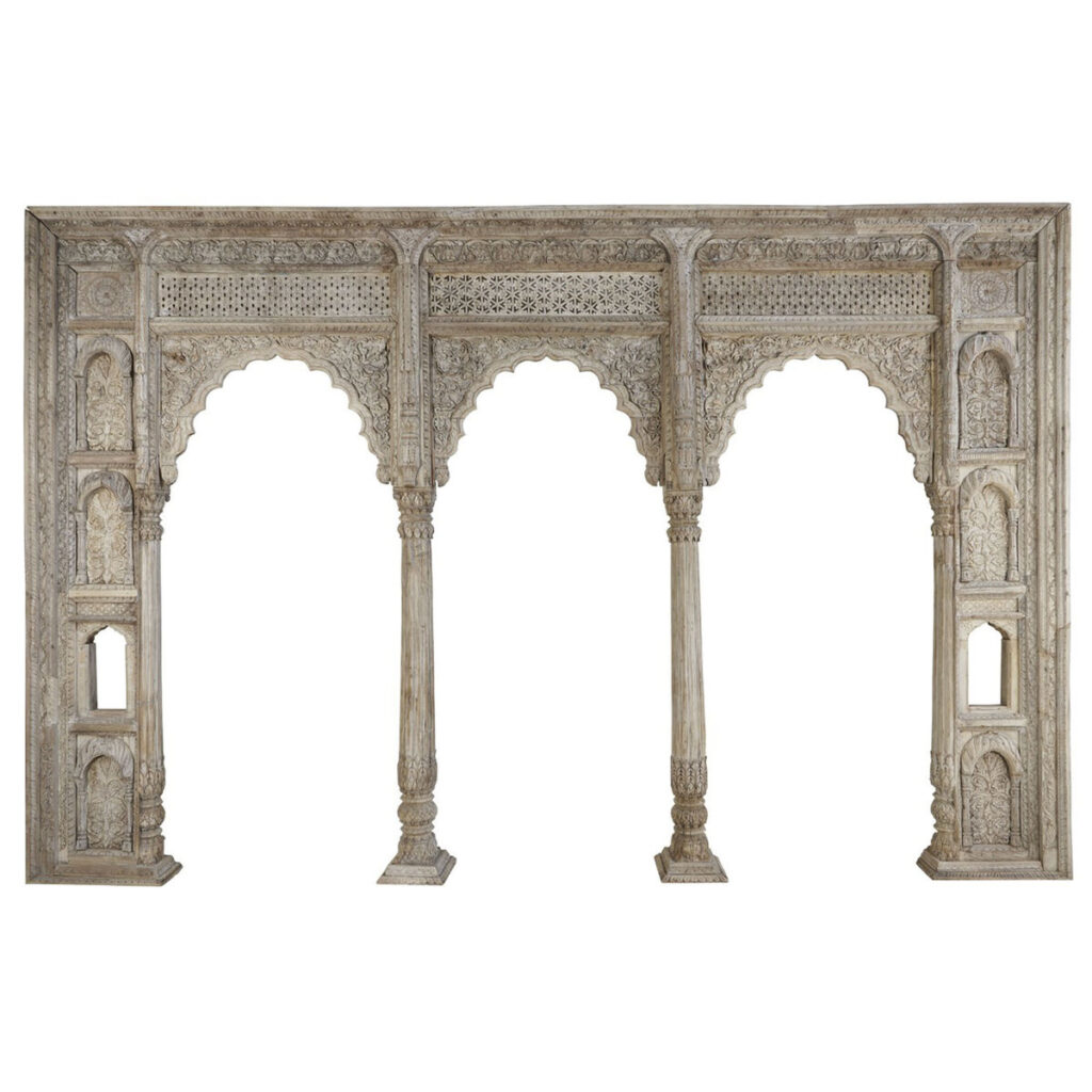 Deur Home ESPRIT Beige Hout 463 x 20 x 292 cm
