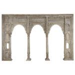 Deur Home ESPRIT Beige Hout 463 x 20 x 292 cm