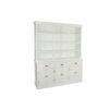 Dientafel DKD Home Decor 165 x 37 x 204 cm Spar Hout Wit