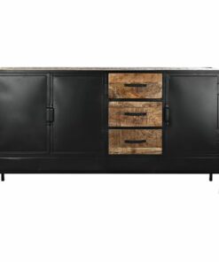Dientafel DKD Home Decor Bruin Zwart (Refurbished B) - Afbeelding 4