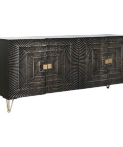 Dientafel Home ESPRIT Metaal Mangohout 177 x 45 x 75 cm