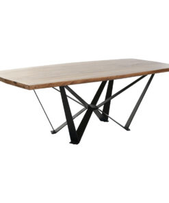 Eettafel Home ESPRIT Metaal Acacia 220 x 100 x 76 cm