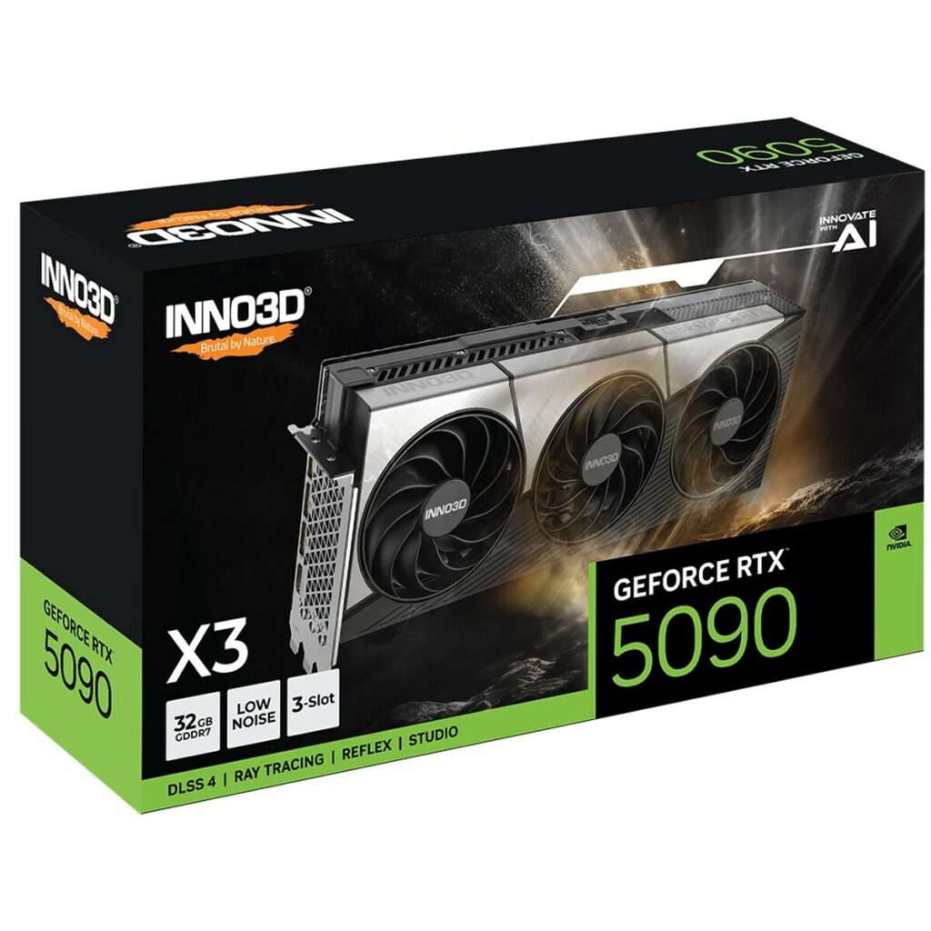 Grafische kaart INNO3D N50903-32D7-17593928 nvidia geforce rtx 5090 32 GB