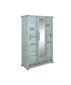 Kast Home ESPRIT Turkoois Hemelsblauw 112 x 46 x 174 cm