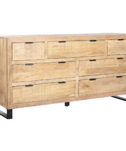 Ladenkast Home ESPRIT Bruin Zwart Alpino 180 x 45 x 91 cm