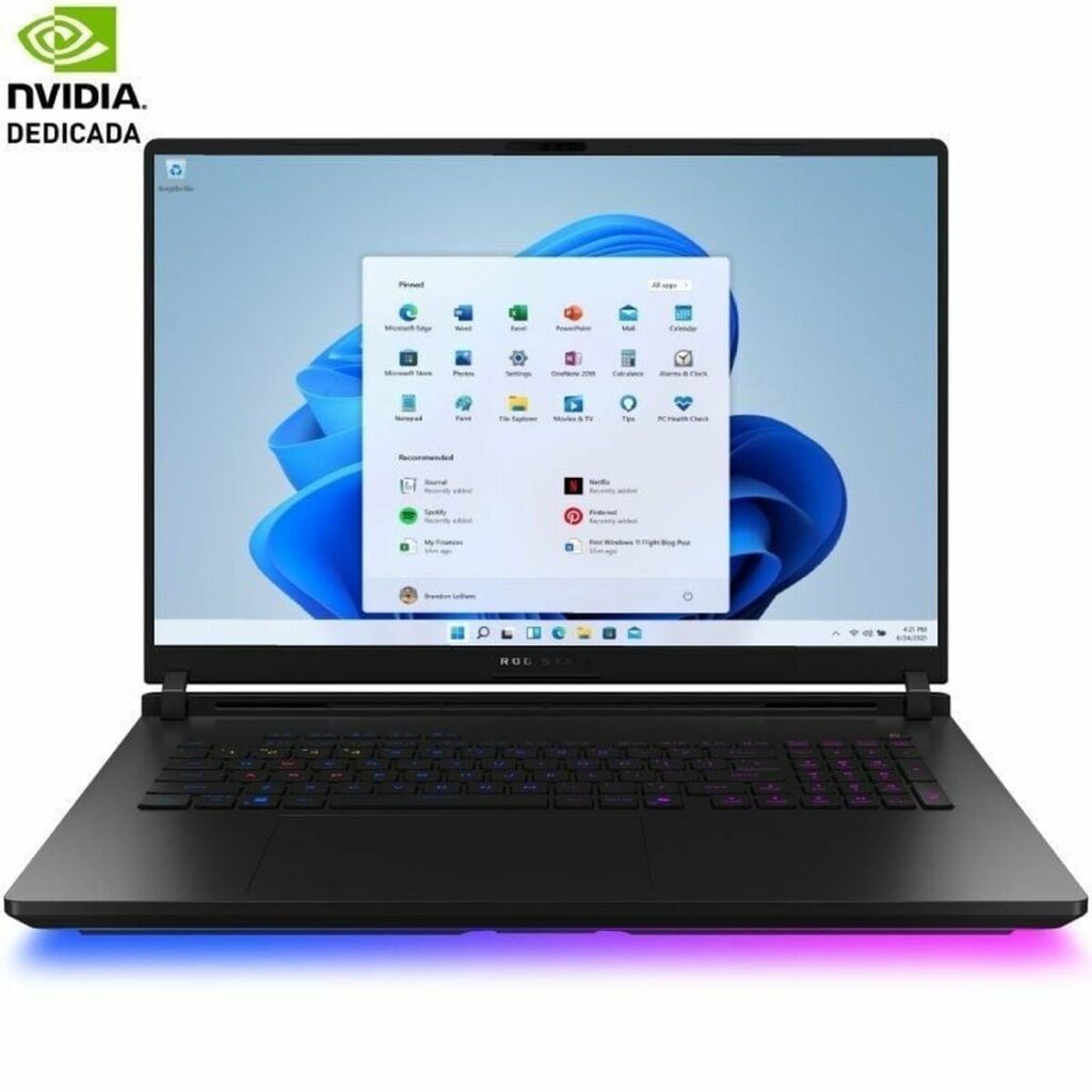 Laptop Asus ROG Strix SCAR 18 G835LR-SA002W 18" 64 GB RAM 2 TB SSD