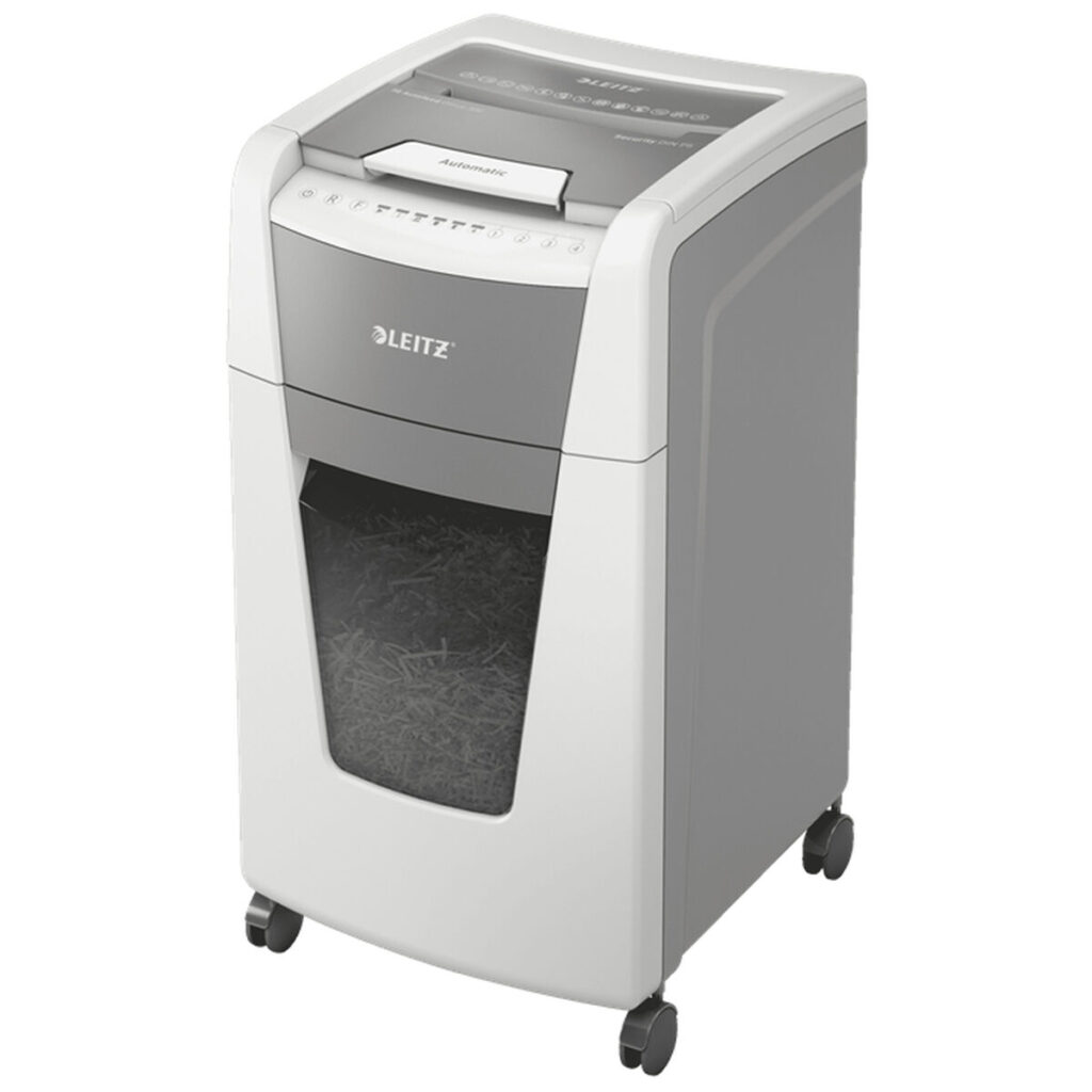 Papierversnipperaar Microsnippers Leitz IQ 300 Autofeed P5 60 L