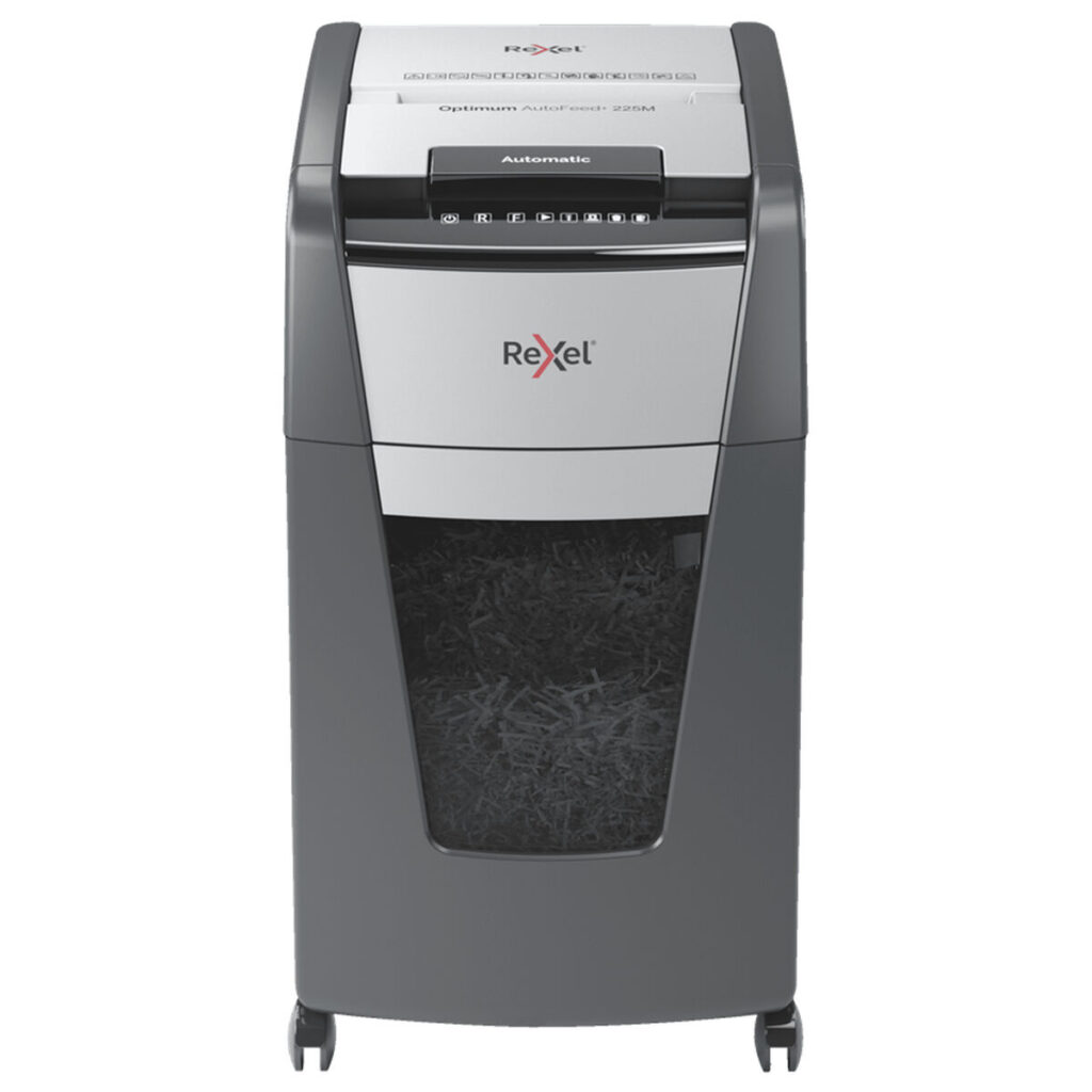Papierversnipperaar Microsnippers Rexel AutoFeed+ 225M 60 L