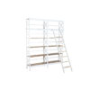 Planken Home ESPRIT Wit Natuurlijk Metaal Mangohout 180 x 35 x 220 cm