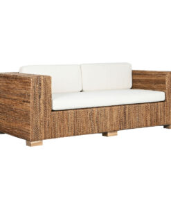 Tuinbank Home ESPRIT Wit Natuurlijk 192 x 92 x 65 cm