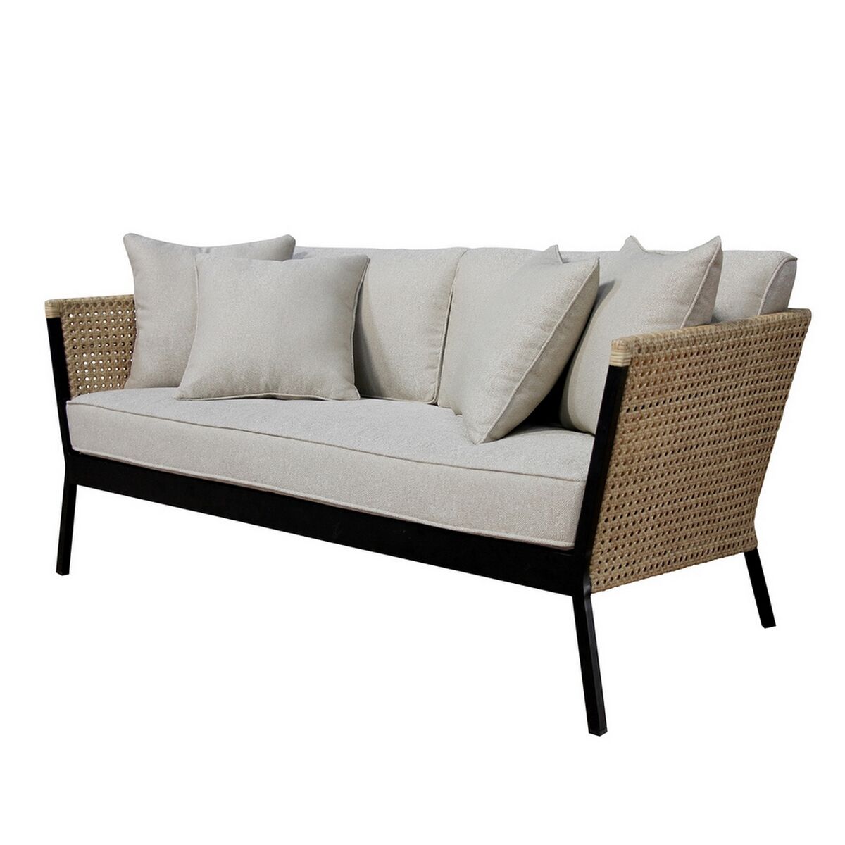 Tuinbank Niva Zwart Aluminium 171 x 81 x 72,5 cm