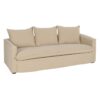3-zitsbank Beige 220 x 95 x 90 cm