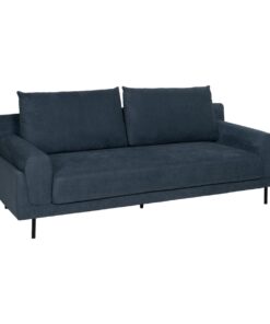 3-zitsbank Blauw Hout 216 x 86 x 90 cm