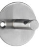 Alco AL-2847 Wandgarderobe Zilver 1 Haak Incl. Bevestigingsmateriaal