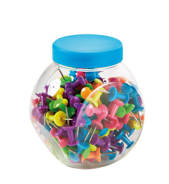 Alco AL-6600-26 Pushpin 150 St In Schroefdop-box NEON-Kleur - Afbeelding 2