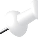 Alco AL-662-10 Pushpins Doosje A 40 Stuks Wit