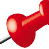 Alco AL-662-12 Pushpins Doosje A 40 Stuks Rood