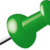 Alco AL-662-18 Pushpins Doosje A 40 Stuks Donkergroen