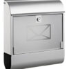 Alco AL-8608 Brievenbus Zilver Met Slot 360x400x110mm