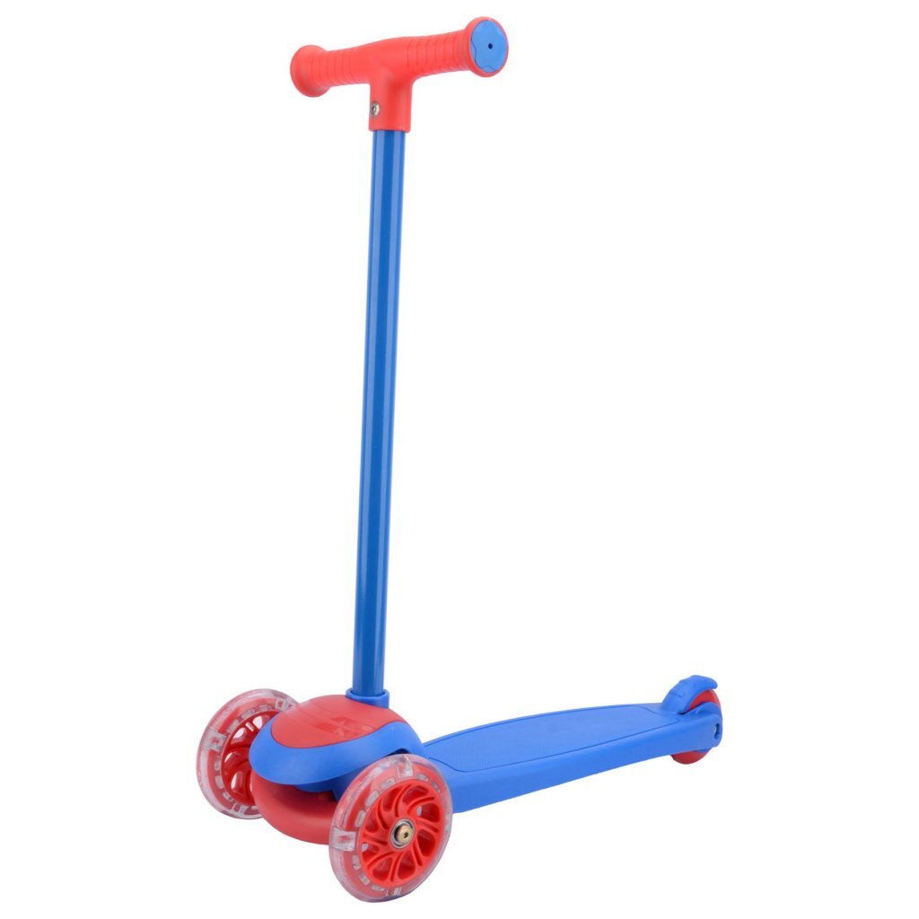 Alert Driewieler Step Blauw/Rood