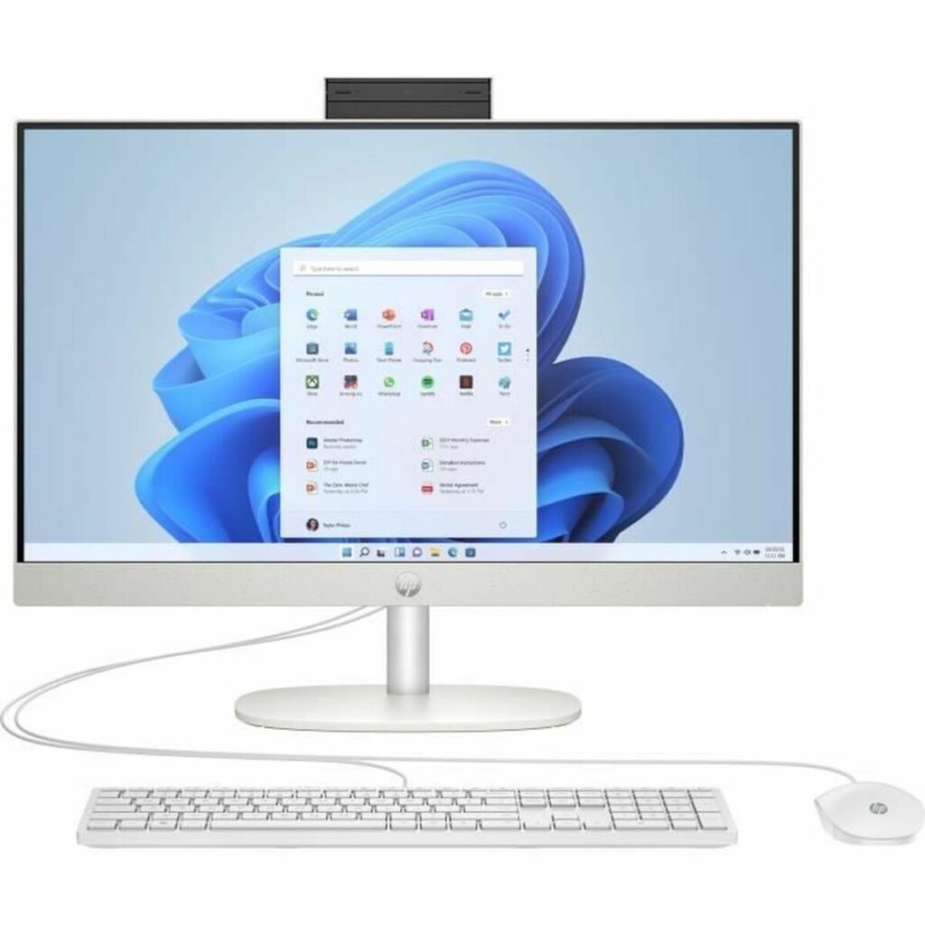 Alles in Eén HP Ryzen 5 7520u 23,8" 8 GB 512 GB 1920 x 1080 px