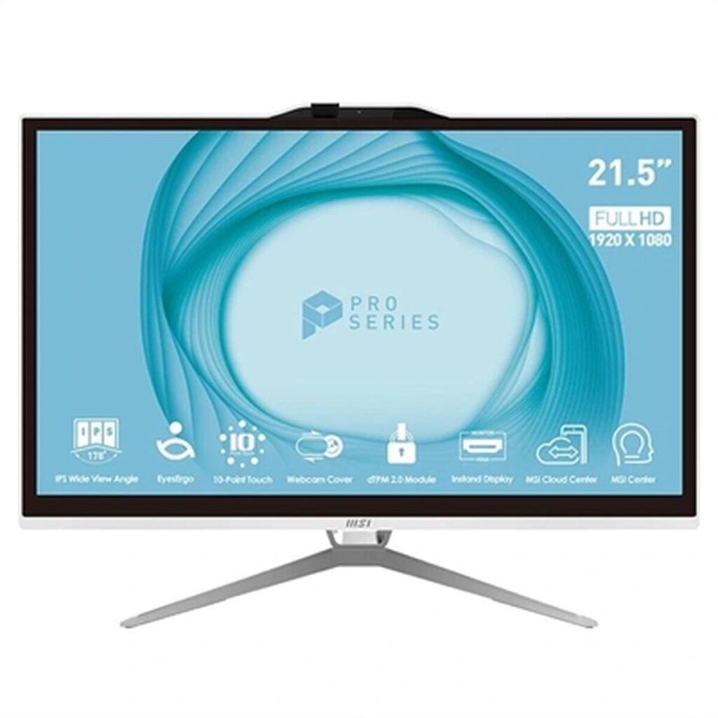Alles in Eén MSI MSI Pro AP222T-215ES 21,5" 8 GB RAM 256 GB