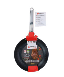 Alpina Koekenpan 24 cm Zwart