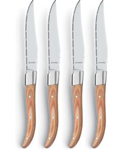 Alternative view of Amefa Royal Steakmessen 4 Stuks Natural Wood