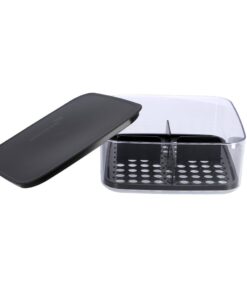 Amuse Kaas Opbergbox Zwart/Transparant - Afbeelding 3
