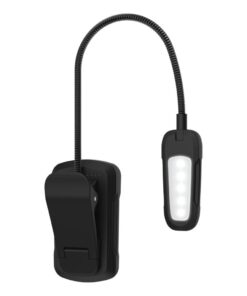 Ansman Universele LED Lamp met Clip Zwart - Afbeelding 3