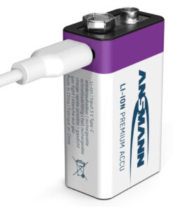 Ansmann Oplaadbaar Batterij 9-voudig En Usb-c - Afbeelding 3