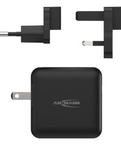 Ansmann USB Reis Oplader 30W + Verwisselbare Stekkers Zwart - Afbeelding 3