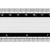 Aristo AR-15031 Liniaal 30cm Aluminium Met Rubber Inleg