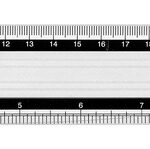 Aristo AR-15031 Liniaal 30cm Aluminium Met Rubber Inleg