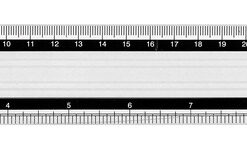Aristo AR-15031 Liniaal 30cm Aluminium Met Rubber Inleg