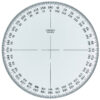Aristo AR-1512/5 Kompasroos 360° 12 Cm Glashelder Plexiglas