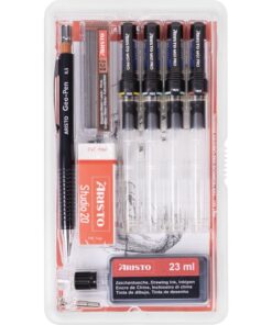 Aristo AR-64164 Tekenpen Set GM1 PRO 0.13/0.2/0.3/0.5 mm 9-delig