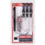 Aristo AR-64308 Tekenpen Set MG1 PRO 0.25/0.35/0.5 mm 6-delig