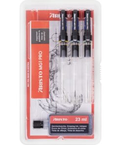Aristo AR-64313 Tekenpen Set MG1 PRO 0.18/0.25/0.35 mm 4-delig