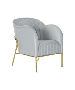 Armstoel DKD Home Decor Hemelsblauw Metaal 62 x 75 x 85 cm