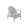 Armstoel DKD Home Decor Natuurlijk Lichtgrijs Spar 68 x 69 x 89 cm