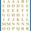 Avery AV-3727 Letteretiket 2 Vel Goud 10 Setjes met 2 Vel